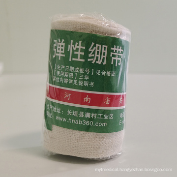 Disposable Medical Natural Color Elastic Crepe Bandage